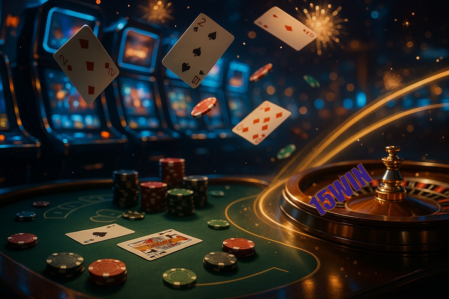 Jogos emocionantes no 15WIN