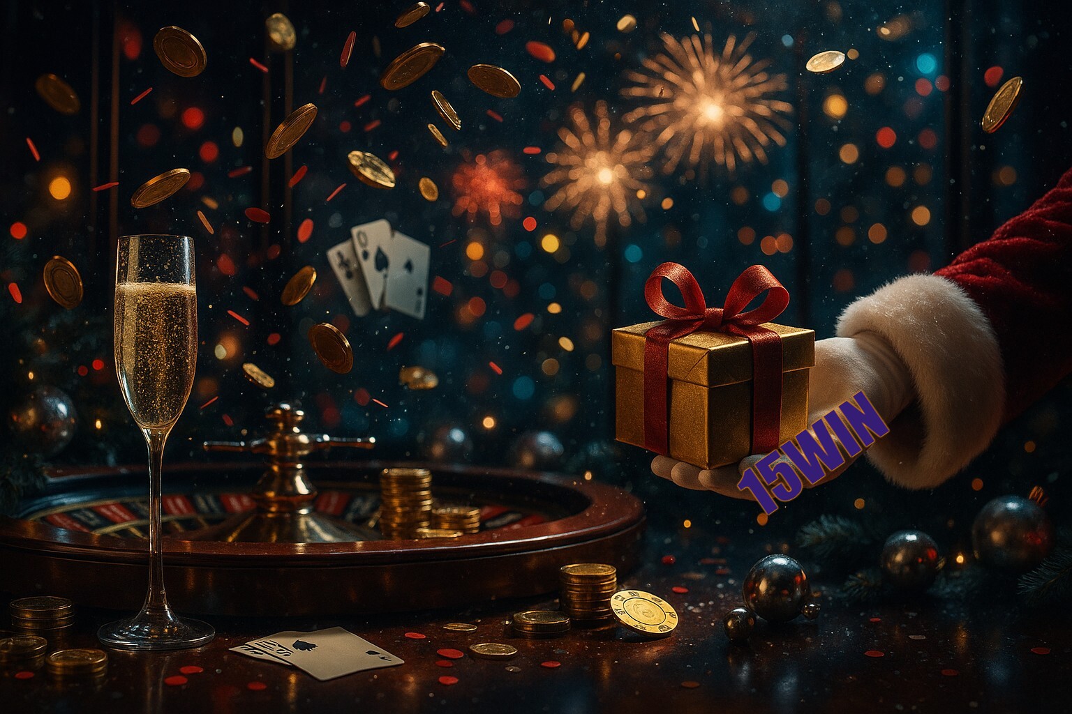 Promoções de Ano Novo no 15WIN